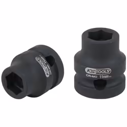 KS Tools 515.0057, Ensemble de douilles, 1/2", Métrique, 15 tête(s), 11 mm, Acier au chrome-molybdène