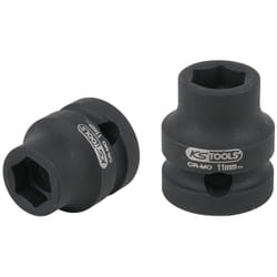 Kstools - ks tools 515.0057 - douille à chocs 6 pans 1/2'', l. 28 mm - 11 mm - uniquement pour utilisation à chocs - en chrome-molybdène