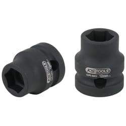 Kstools - ks tools 515.0058 - douille à chocs 6 pans 1/2'', l. 28 mm - 12 mm - uniquement pour utilisation à chocs - en chrome-molybdène