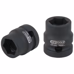 KS Tools 515.0061, Ensemble de douilles, 1/2", Métrique, 15 tête(s), 14 mm, Acier au chrome-molybdène