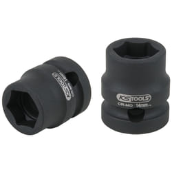 Kstools - ks tools 515.0061 - douille à chocs 6 pans 1/2'', l. 28 mm - 14 mm - uniquement pour utilisation à chocs - en chrome-molybdène