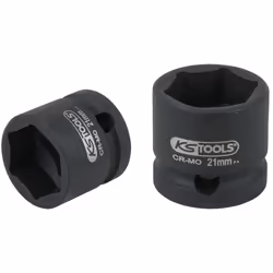 KS Tools 515.0069, Douille à choc, 1 tête(s), 1/2", Chrome-molybdène, 28 mm, ISO 1174, DIN 3129, ISO 2725-2, DIN 3121