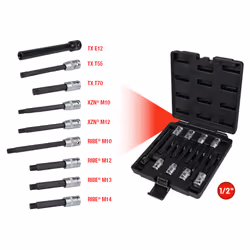 KS Tools 911.4535, Ensemble de douilles, 1/2", 9 tête(s), Sulfate de chondroïtine, 1,9 kg
