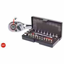 KS Tools 918.0626, Ensemble de douilles, 1/4", 26 tête(s), Sulfate de chondroïtine, 440 g