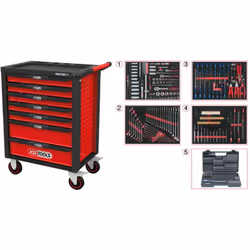 Chariot avec des outils KS Tools RacingLine; 515 unités - Vue supplémentaire 7