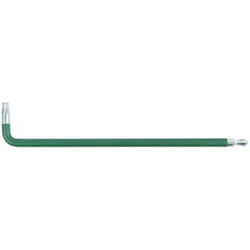 Kstools - Clé mâle coudée Torx à embout sphérique, xl, T25, vert foncé