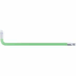 KS Tools 151.4275, Clé torx en L, T27, Vert, Acier, 145 mm, 30 mm