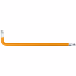 KS Tools 151.4278, Clé torx en L, T45, Orange, Acier, 207 mm, 41 mm