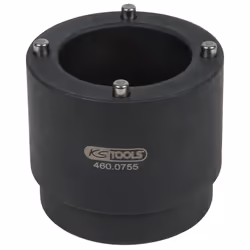 KS Tools 460.0755, Prise, 1/2", 1 tête(s), Acier, ISO 1174, DIN 3121, 1,14 kg