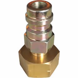 Permet la connexion sur la bouteille de gaz Pour circuits de climatisation R134a Raccord cylindrique 3/4'' NPS x 1/4'' SAE Co ...