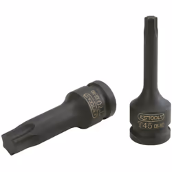 Torx Carré d’entraînement selon DIN 3121 / ISO 1174 Version longue Pour actionnement de machines Tête brunie Chrome-Molybdène ...