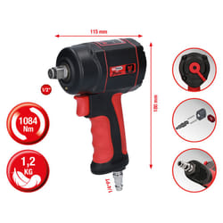 KS Tools 515.1315 515.1315 Visseuse à choc à air comprimé Couple (max.): 488 Nm