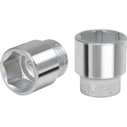 3/4' Douilles 6 pans, courtes, 25mm