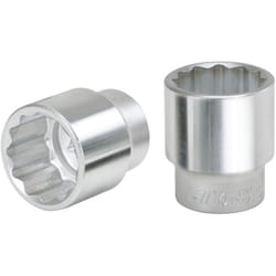 3/4' Douilles 12 pans, courtes, 2.1/8'