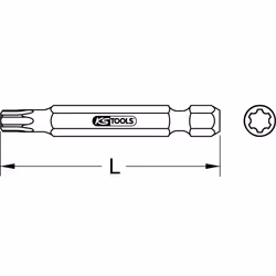 KS Tools 911.8346 embout de tournevis 1 pièce(s) - Vue supplémentaire 2