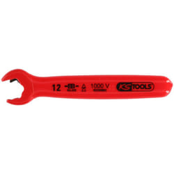 Clé à cliquet à extrémité ouverte ks Tools avec isolation de protection, 12 mm