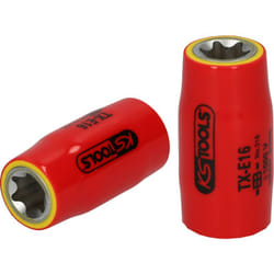 Douille 1/2' Torx e avec revêtement isolant, E14