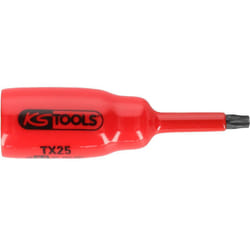 Douille tournevis 3/8' avec revêtement isolant pour vis Torx, T27, courte