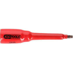 Douille tournevis 3/8' avec revêtement isolant pour vis Torx, T40, longue