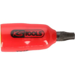 KS Tools Douille tournevis 1/4' avec revêtement isolant pour vis Torx, T10