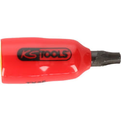 Douille tournevis 1/4' avec revêtement isolant pour vis Torx, T30