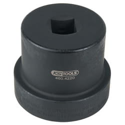 Douille pour écrous moyeux avec guide 1, 12 pans, 80 mm