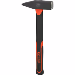 KS Tools 142.1403, Marteau à tête plate, Acier, Fibre de verre, Noir, 33 cm, 750 g