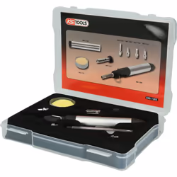Description générale Micro set de soudure, 8 pcs, idéal pour les petits travaux de soudure. Ce set compact et pratique vous p ...