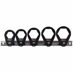 Kstools - Jeu de clés à douille mâle 3/8, extra plates, 5 pcs