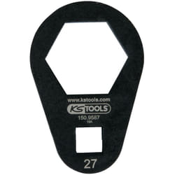 Clé à douille mâle 3/8', extra plate, 27 mm