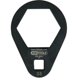 Clé à douille mâle 3/8', extra plate, 38 mm