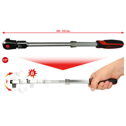KS TOOLS 1/2 Cliquet télescopique, 72 dents