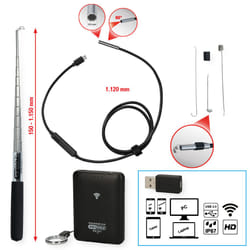 Kstools - Vidéoscope Wifi avec sonde ø 5,5 mm 0° hd, 8 pcs