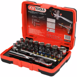 KS TOOLS Boîte de douilles 1/4 TORSIONpower, 33 pcs
