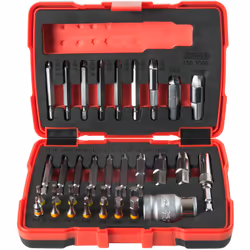 Description générale Le coffret d'embouts d'extraction KS TOOLS est idéal pour desserrer et retirer les vis et boulons dont l ...