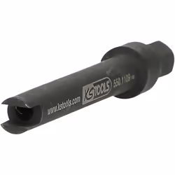 KS Tools 550.1109, Prise, 1 tête(s), Acier au chrome-molybdène, DIN 3126, ISO 1173 - E 6,3, 16 g