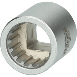 Kstools - Douille spéciale avec profilé spécial 1/2, mat, 30 mm