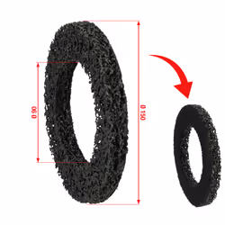 KS Tools 100.5077, Disque de ponçage, Métal, 500 tr/min, Noir, Rond, 15 cm