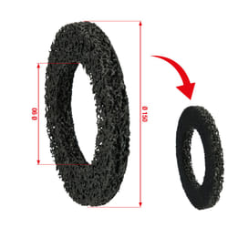 Disque de rechange pour ponceuse à moyeux, Ø 150 mm