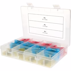 description Convient pour les sections de câble : rouge 0,5 - 1,5 mmm², bleu 1,5 - 2,5 mm², jaune 4,0 - 6,0 mm²Livré dans une ...