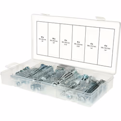 idéal pour fixer dans les toits et les cloisons légères Zingué Livré dans un coffret en plastique Pièces dans l'ensemble 40 P ...