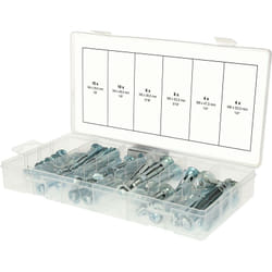 Kstools - Assortiment de chevilles à expansion et goujons d'ancrage M4x20mm - M6x52mm, 40 pièces