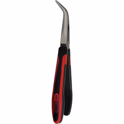 Pince à bec demi-rond coudée SlimPOWER, 210mm