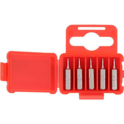1/4' Embouts de vissage 6 pans avec tête arrondie, 25mm, 1,5mm, pack de 5