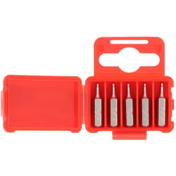 1/4' Embouts de vissage 6 pans avec tête arrondie, 25mm, 2mm, pack de 5