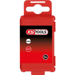 1/4' Embouts de vissage Fente, 75mm, 3,5mm, pack de 5