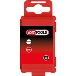 1/4' Embouts de vissage Fente, 75mm, 9mm, pack de 5