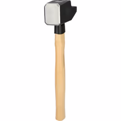 Marteau rivoir, manche Hickory, forme française, 2000 g
