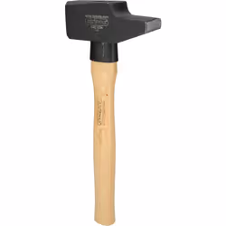 Marteau rivoir, manche Hickory, forme française, 2000 g