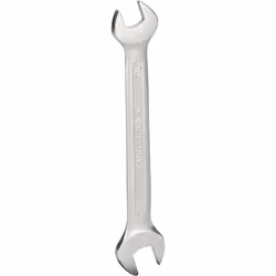 Fabrication selon la norme DIN 895 Angle de fourche 15° Chromé mat Chrome vanadium Taille de clé 10 x 11 mm La clé à fourche  ...